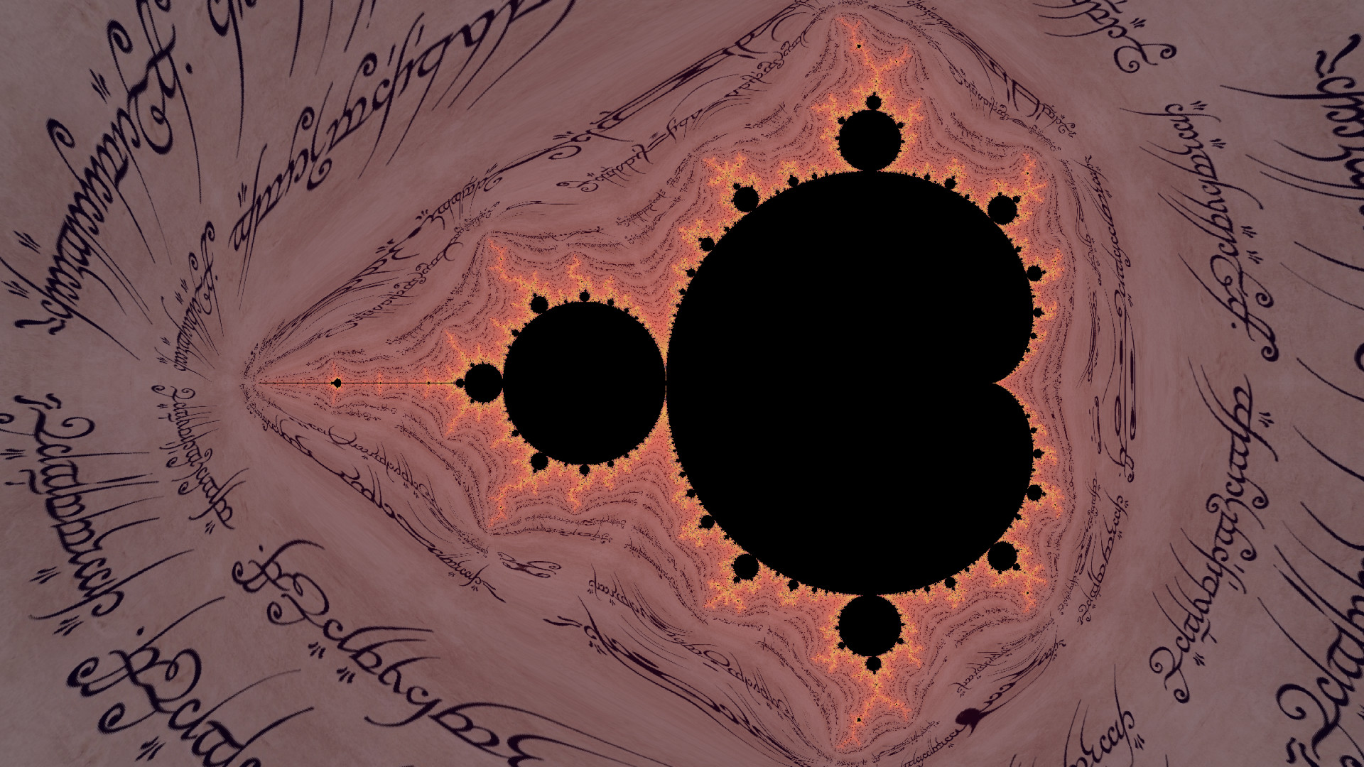 Textured Mandelbrot image