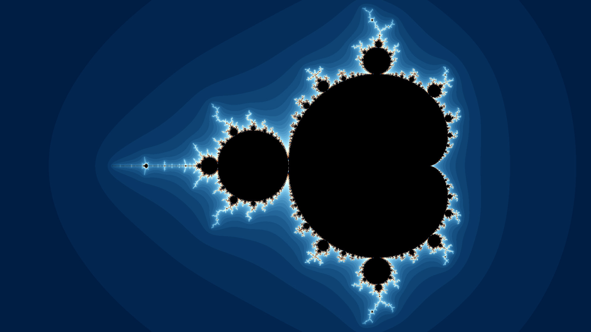 Classic escape-time coloring