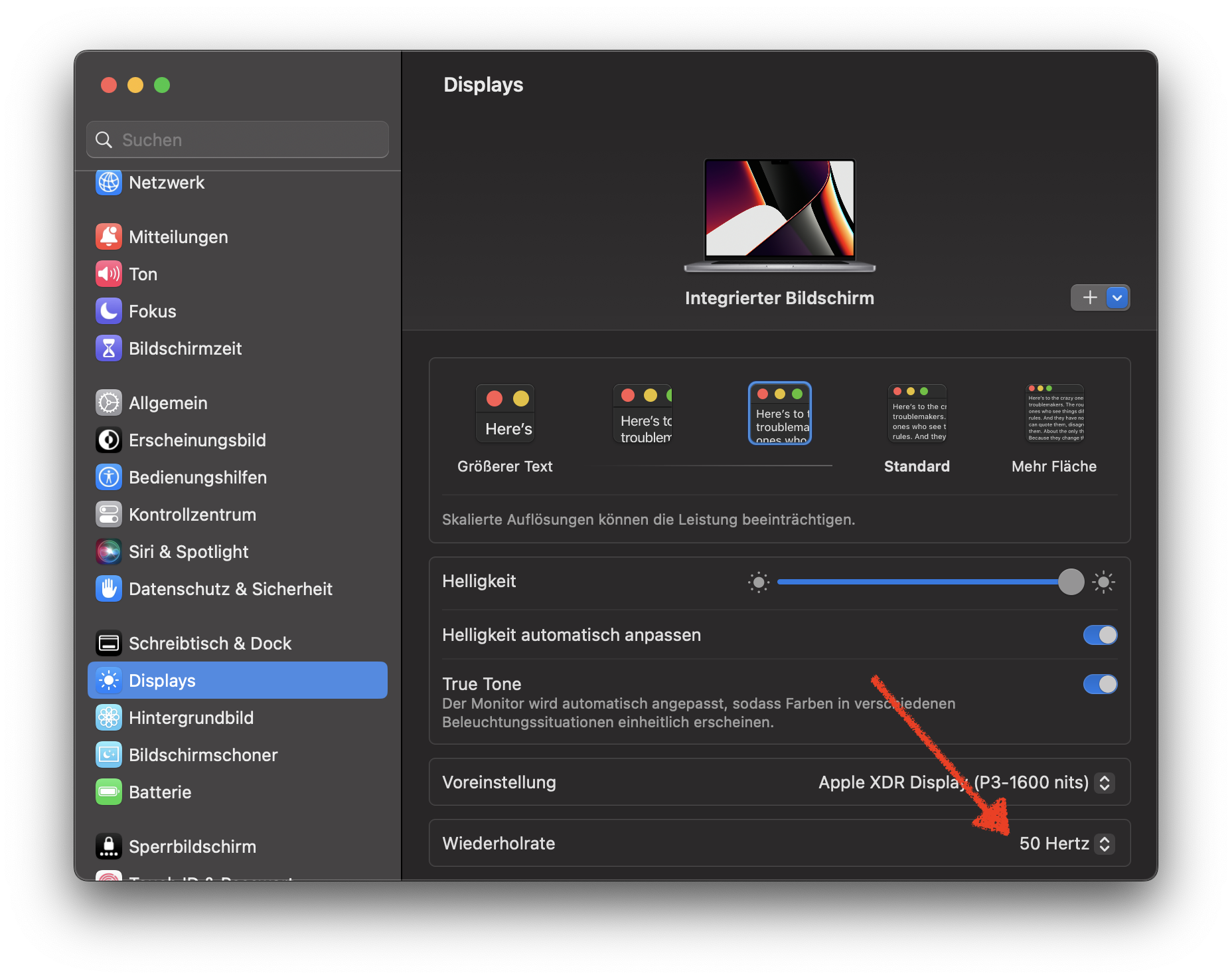 Mac Display Settings