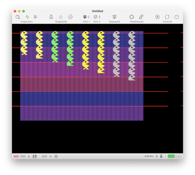 Test case in an emulator