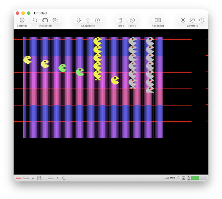 Test case in an emulator